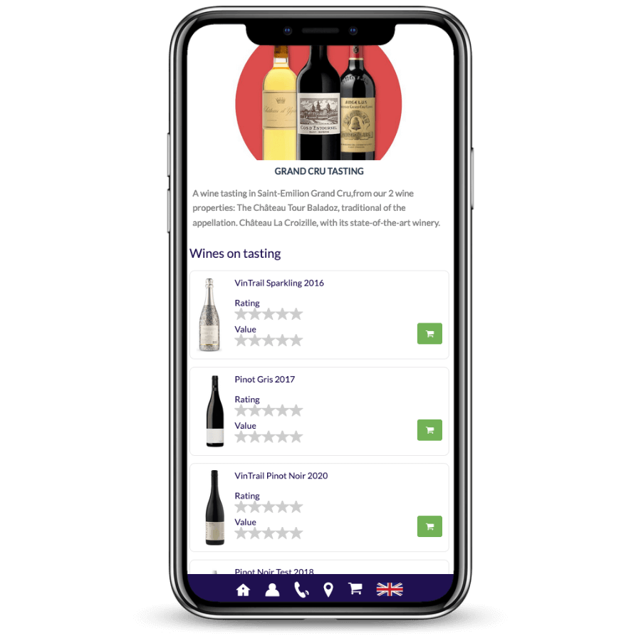Winery Tasting App