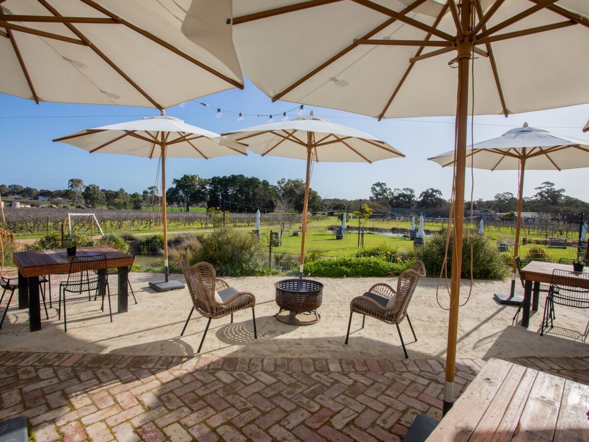 Outside Relaxing and Dining with a View